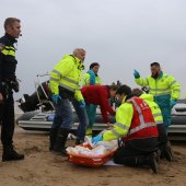 Oefening Springtij hulpdiensten op het strand