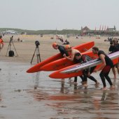 Reddingsbrigade oefend voor EK Life Saving Noordwijk