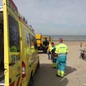 Vrouw valt van Paard Langevelderslag Noordwijk