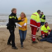 Oefening Springtij hulpdiensten op het strand