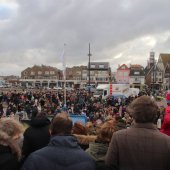 Aankomst Sinterklaas met zijn Zwarte Pieten Noordwijk