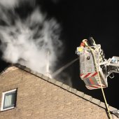 Woningbrand ontdekt door voorbijgangers 's Gravendamseweg Noordwijkerhout