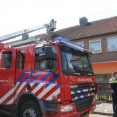 Flinke zolderbrand Visserstraat Hillegom