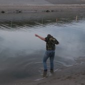 Grote oefening strand Katwijk