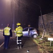 Auto op z'n kant Afrit N206 - Hoorneslaan Katwijk