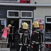 Schoorsteenbrand Koninginneweg Katwijk