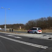 Dieselspoor op de oprit N206 Ruigenhoek Noordwijkerhout