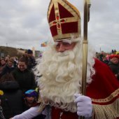 Aankomst Sinterklaas met zijn Zwarte Pieten Noordwijk