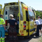 Ongeval met beknelling Koningin Astrid Boulevard