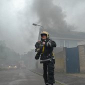 Grote brand Nassaudreef Katwijk (foto update)