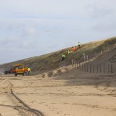 Grote hulpverleningsoefening strand afrit 29 Noordwijk