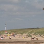 Grote zoekactie naar zwemmer Duindamseslag Noordwijk  (update)