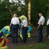 Aanrijding brommer/brommer Leidsevaart Voorhout