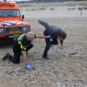 Oefening Springtij hulpdiensten op het strand