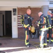 Kelderbrand Kanaalstraat Lisse