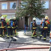 Flinke zolderbrand Visserstraat Hillegom