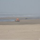 Kite uitrusting gevonden in zee Noordwijk