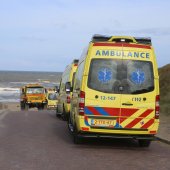 Grote hulpverleningsoefening strand afrit 29 Noordwijk