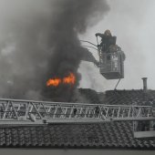 Grote brand Nassaudreef Katwijk (foto update)