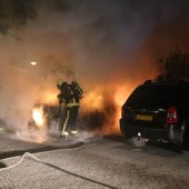 Auto brand volledig uit Westerhout Noordwijkerhout