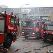 Grote brand Nassaudreef Katwijk (foto update)