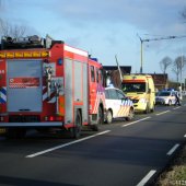 Auto te water IJweg Zwanenburg