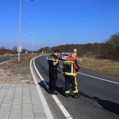 Dieselspoor op de oprit N206 Ruigenhoek Noordwijkerhout