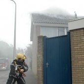 Grote brand Nassaudreef Katwijk (foto update)