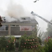 Grote brand Nassaudreef Katwijk (foto update)