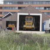 Reddingsactie strand Noordwijk