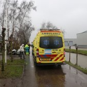 Auto te water Berg en Daal Voorhout