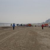 Oefening Springtij hulpdiensten op het strand