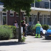 Ongeval fietsster met auto Kerkstraat Noordwijkerhout