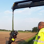 Ongeval motor / fietser Westeinde Noordwijkerhout