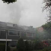 Grote brand Nassaudreef Katwijk (foto update)