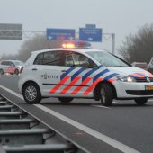 5 voertuigen botsen tegen elkaar A44 12,5 Sassenheim