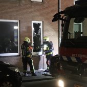 Woningbrand Langevaart Rijnsburg