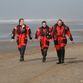 Kite uitrusting gevonden in zee Noordwijk