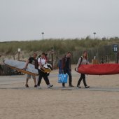 Reddingsbrigade oefend voor EK Life Saving Noordwijk