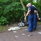 Aanrijding brommer/brommer Leidsevaart Voorhout