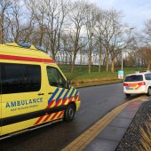 Ongeval fietsster met bus Sassenheim