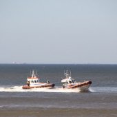 Blauwe vlag gehesen in Noordwijk door Prins Willem-Alexander