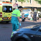 Ongeval auto en scooter Heereweg Lisse