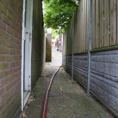 Oude kolenhok ondergelopen Daniel Noteboomstraat Noordwijk