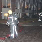 Containerbrand Willem de Zwijgerlaan/Boslaan Katwijk