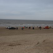 Oefening Springtij hulpdiensten op het strand