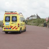 Reddingsactie strand Noordwijk