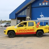 Vrouw gevallen strand Noordwijk