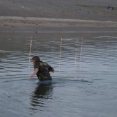 Grote oefening strand Katwijk