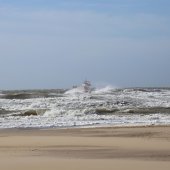 Kitesurfer vermist Katwijk